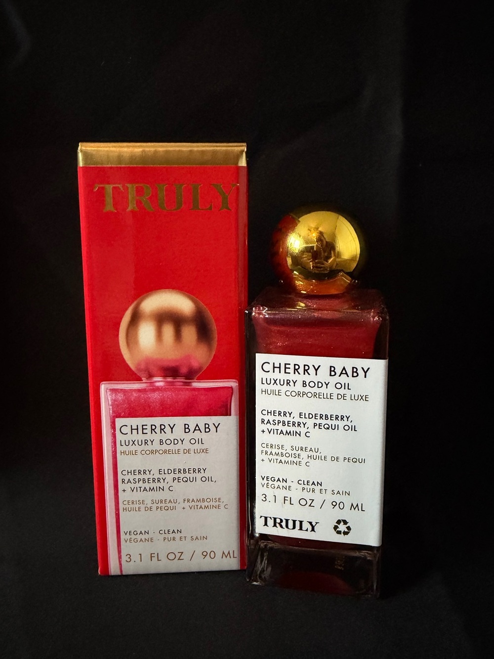 TRULY Cherry Baby Luxury Body Oil